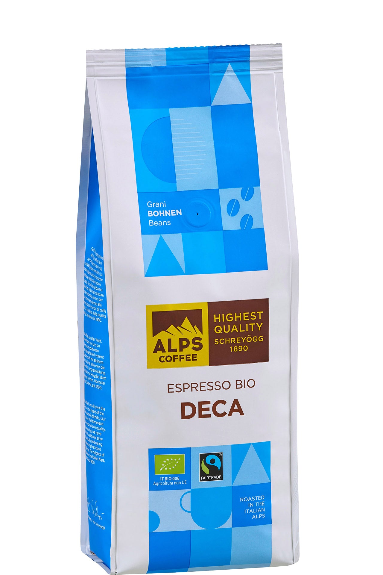 Alps Coffee ESPRESSO BIO DECA