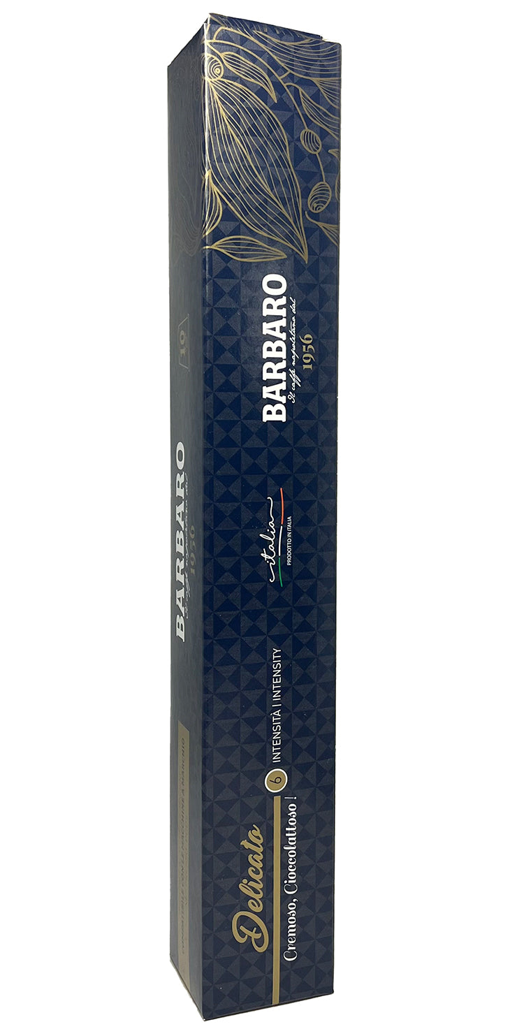 Caffè Barbaro DELICATO Nespresso®* compatible capsules