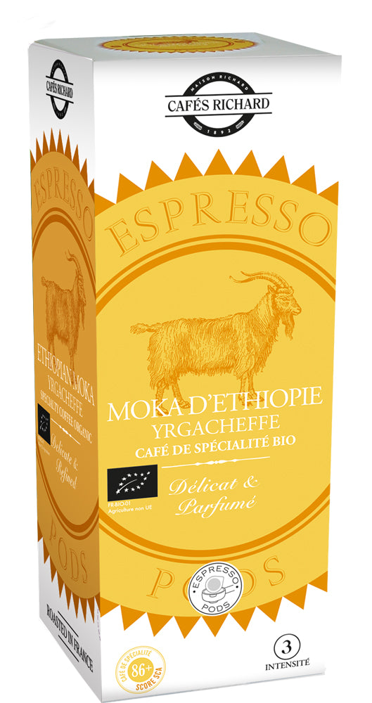 Cafés Richard Bio Moka Äthiopien ESE Pads