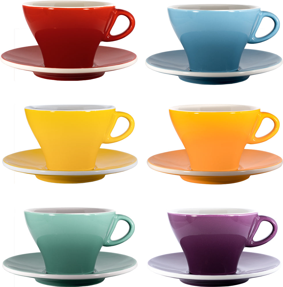 Set of coloured coffee cups - 6 pieces - Club House
