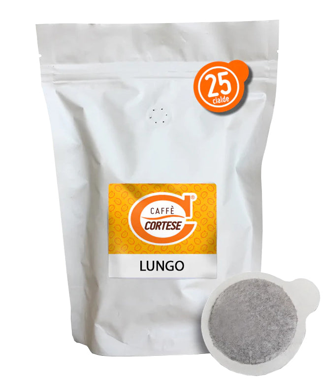 Cortese Caffè Lungo Classico ESE pods unpackaged