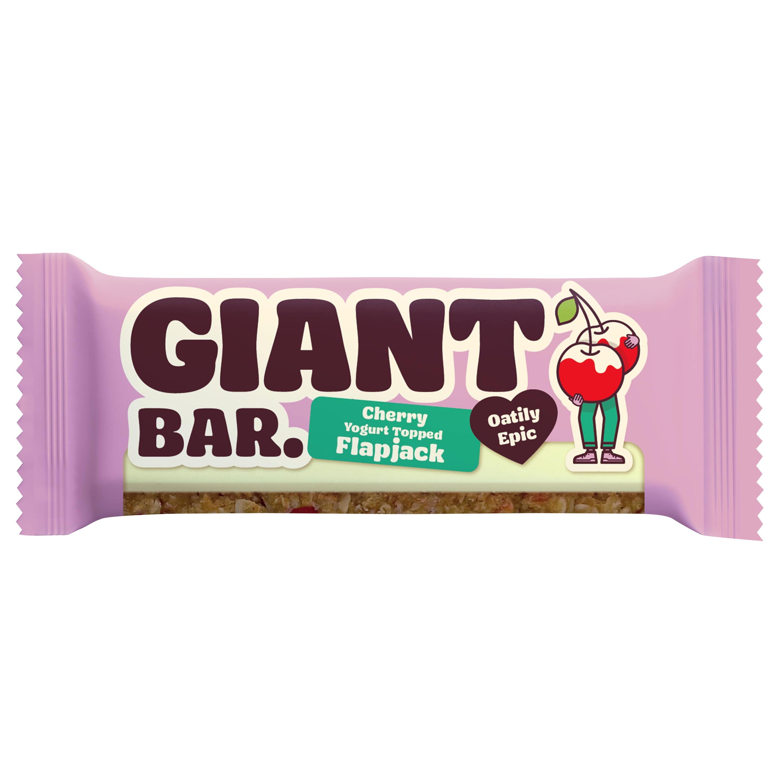 Cherry & Yoghurt Flapjack - Giant Bar 