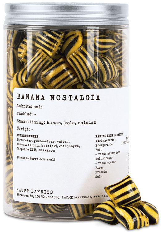 Licorice bonbons "Banana Nostalgia'"- Haupt Lakrits