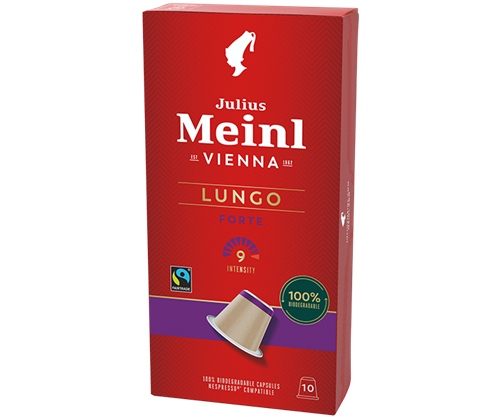 Julius Meinl Fairtrade Nespresso®* compatible capsules Lungo
