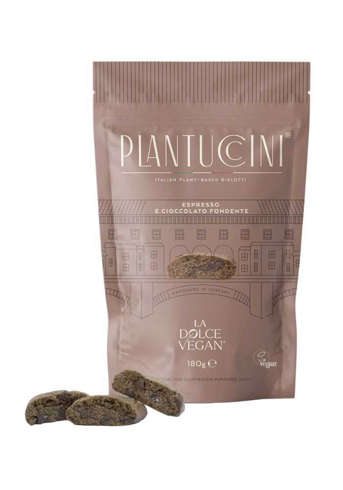 Cantucci Espresso Dark Chocolate Vegan - Plantuccini