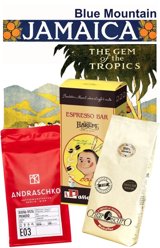 Probierset Espressokaffee mit Jamaica Blue Mountain