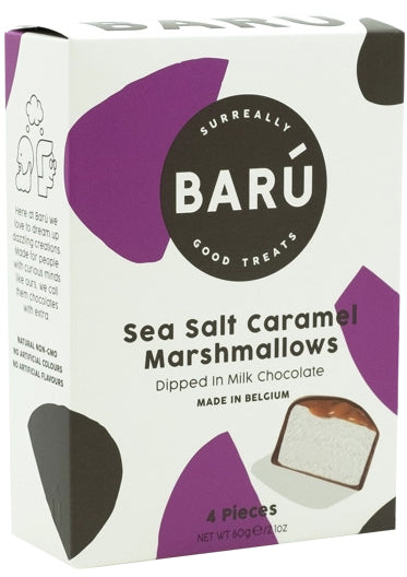 Marshmallows with milk chocolate and sea salt caramel - BARU