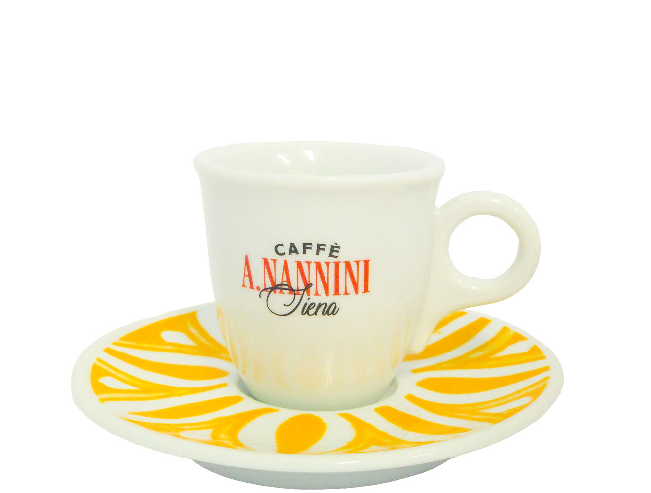 Espresso cup and yellow saucer - Nannini