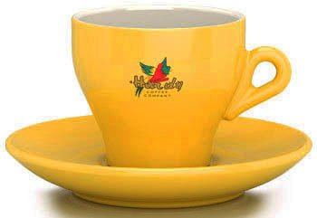 Cappuccino cup yellow - HARDY 