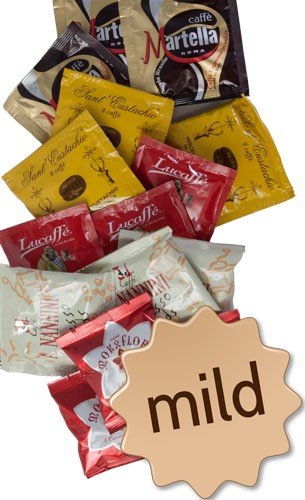 Sample set of MILD espresso ESE pads