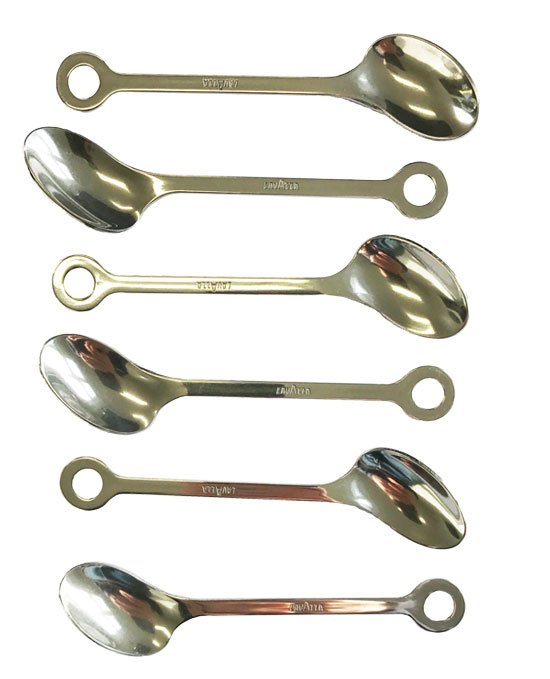 6 Espresso spoons - Lavazza