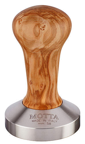 Tamper olive wood stainless steel 58mm - Motta